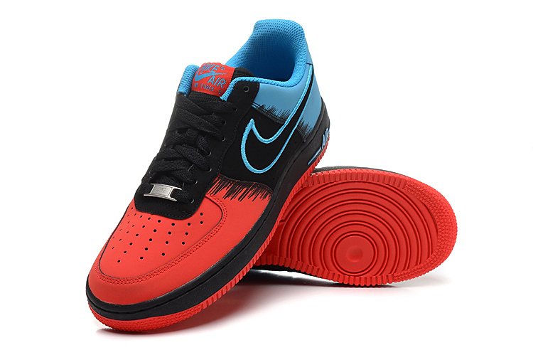 nike air force faible araignee nouveaux hommes bleu rouge (2)